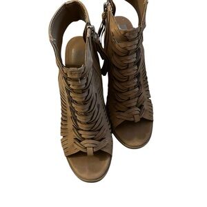 DV by Dolce Vita Tan Woven Heels